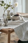 Large Grid Cotton Tablecloth: Window Pane Check 