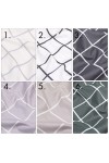 Large Grid Cotton Tablecloth: Window Pane Check 