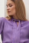 Tie Neck Linen Blouse | Women's Long Sleeves Shirt