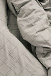 Window Pane Check Cotton Bedding: Large Grid 