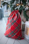 Christmas Cotton Drawstring Sack Bags - 24 Prints 