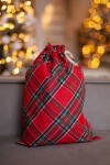 Christmas Cotton Drawstring Sack Bags - 24 Prints 