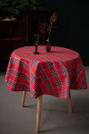 Tartan Cotton Tablecloth - Waterproof & Wipe-Clean