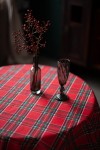 Tartan Cotton Tablecloth - Waterproof & Wipe-Clean