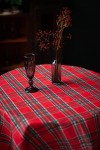 Tartan Cotton Tablecloth - Waterproof & Wipe-Clean