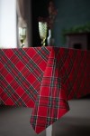 Tartan Cotton Tablecloth - Waterproof & Wipe-Clean