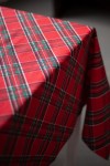 Tartan Cotton Tablecloth - Waterproof & Wipe-Clean