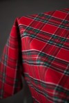 Tartan Cotton Tablecloth - Waterproof & Wipe-Clean