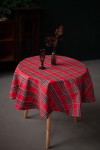 Tartan Cotton Tablecloth - Waterproof & Wipe-Clean