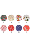 Christmas Cotton Drawstring Sack Bags - 24 Prints 