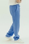 Drawstring Men's Linen Pants with Elastic Waist 