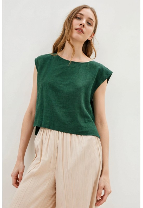 Linen top SONYA in various colors