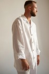 Men's Linen Pajama Set with Shirt and Pants