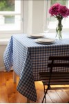 Waterproof Cotton Plaid Tablecloth - Checked Cover