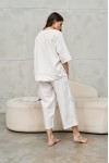 Linen 2-Piece Set: Loose T-Shirt and Pants