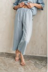 Linen 2-Piece Set: Loose T-Shirt and Pants