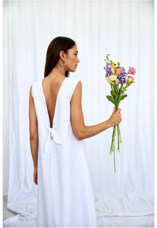 Linen dress OLIVIA in various colors