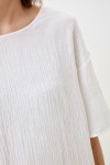 Muslin Top Short Sleeves - Loose Cotton Blouse 