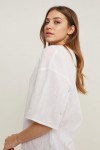 Muslin Top Short Sleeves - Loose Cotton Blouse 