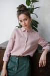 Linen Button-Down Blouse | Women's Tailored Shirt