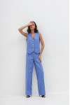  Linen Vest Top | High-Quality Waistcoat with Buttons