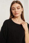 Muslin Top Short Sleeves - Loose Cotton Blouse 