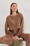 Cotton Gauze muslin crop top with Long sleeves 