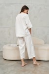 Linen 2-Piece Set: Loose T-Shirt and Pants