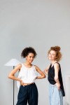 Linen Simple Tank Top - Sleeveless Loose Blouse