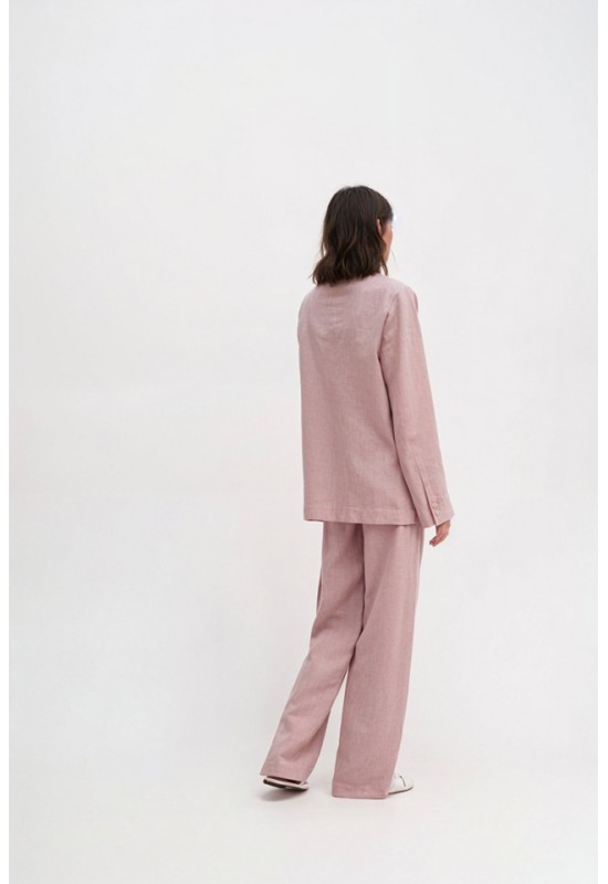 Loose linen jacket women Long sleeve 