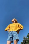 Linen top Tie back blouse 