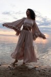 Muslin loose pants and top Cotton set for women 