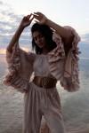 Muslin loose pants and top Cotton set for women 