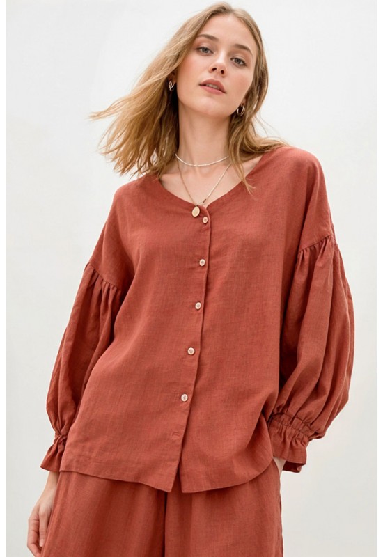 Linen blouse KATRIN in various colors