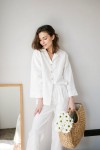 Linen kimono shirt for women 