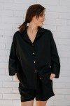 Linen kimono shirt for women 