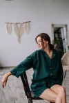 Linen kimono shirt for women 