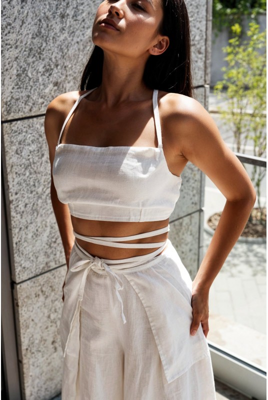 Linen top JOY in various colors