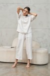 Loose Linen Pants - Wide Leg Trousers - Culottes