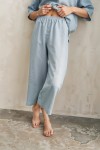 Loose Linen Pants - Wide Leg Trousers - Culottes
