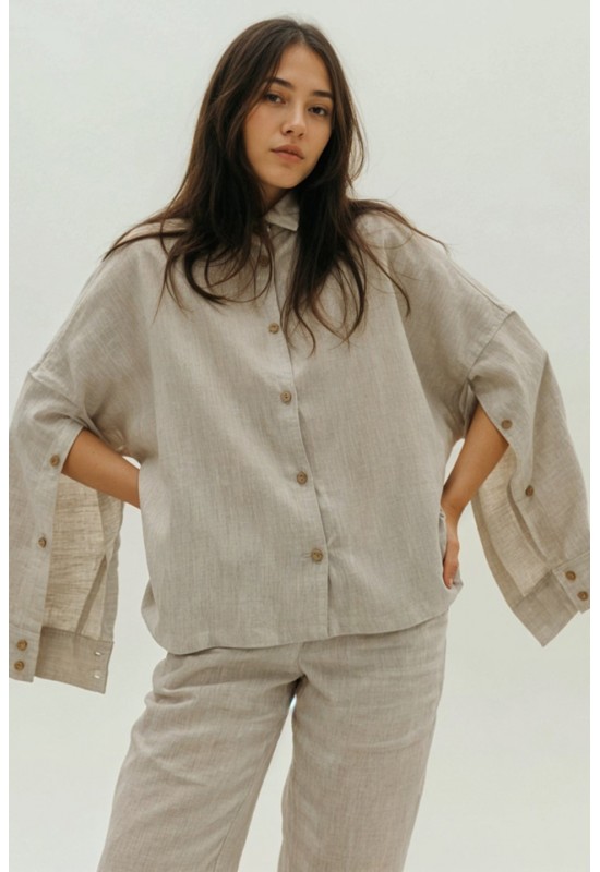Linen shirt Jasmine in various colors