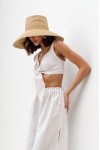 Linen Tie-Front Top VERA in various colors
