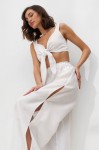 Linen Tie-Front Top VERA in various colors