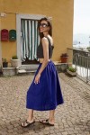 Linen Skirt for Women | Elastic Waist Long Skirt 