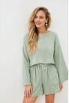 Gauze Muslin shorts | High waist Cotton shorts 