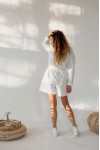 Linen jumpsuit women Loose romper shorts Overall