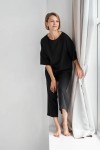 Loose Linen Pants - Wide Leg Trousers - Culottes