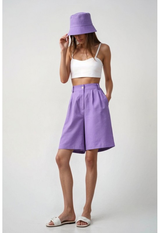 Linen bermuda shorts in various colors and sizes