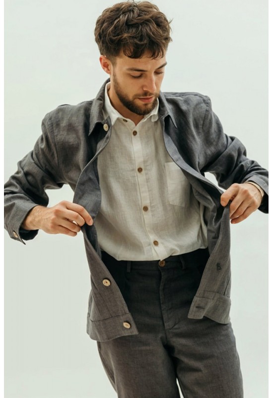 Men's Linen Blazer - Jacket for Man