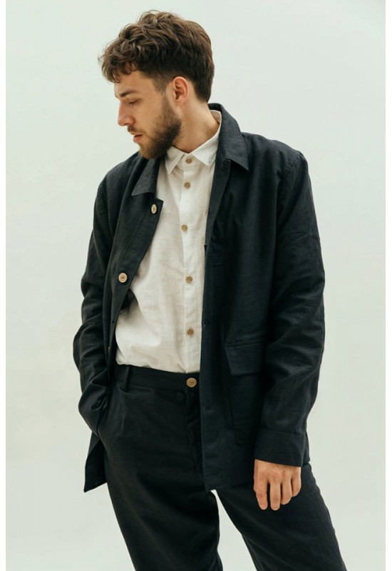 Men's Linen Blazer - Jacket for Man